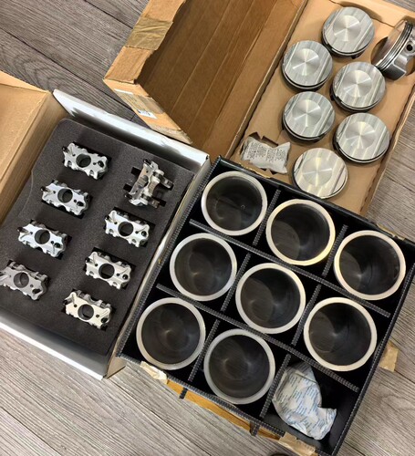 迈凯伦3.8缸套发动机气缸体活塞活塞环活塞摇臂气门油封曲轴总成