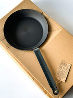 Vv Komaru's Japanese iron pan, a household non-stick pan with a flat bottom and small frying pan, is brand new for uncoated steaks thumbnail 8