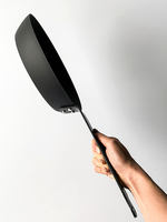 Vv Komaru's Japanese iron pan, a household non-stick pan with a flat bottom and small frying pan, is brand new for uncoated steaks thumbnail 7