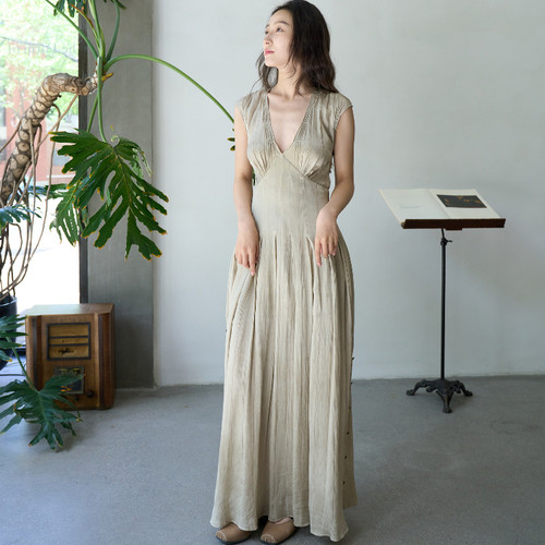 Mutedance25SS真丝背心连衣裙