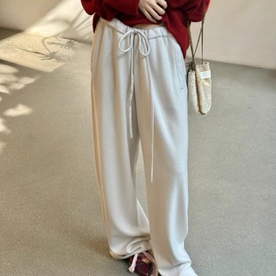 Cashmere Extreme 25秋冬 Slough Cha 羊绒弹力针织直筒裤 官方