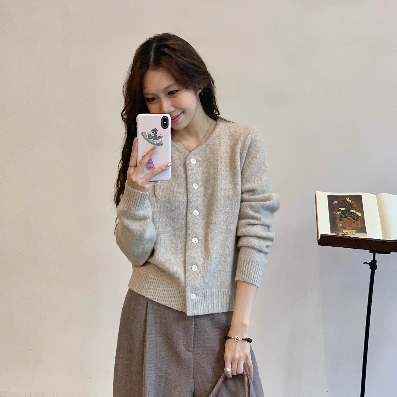 Cha 官方 | GUEST IN RESIDENCE 26早春Ava Cardigan丝羊绒开衫