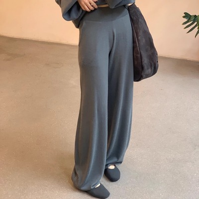 Cha 官方 | FRENCKENBERGER 26早春 GYPSY PANTS羊绒针织收脚裤