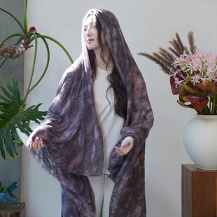 意大利羊绒迷彩纹理轻柔舒适围巾 CAMO 老板自留｜Botto Giuseppe