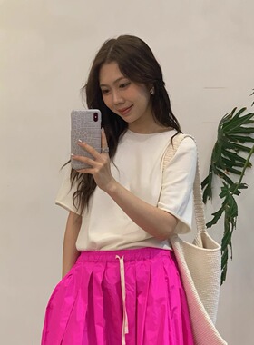 Cha 官方 | NITTO 25秋冬 DIAMANTE 意大利丝棉混纺手工短袖T恤