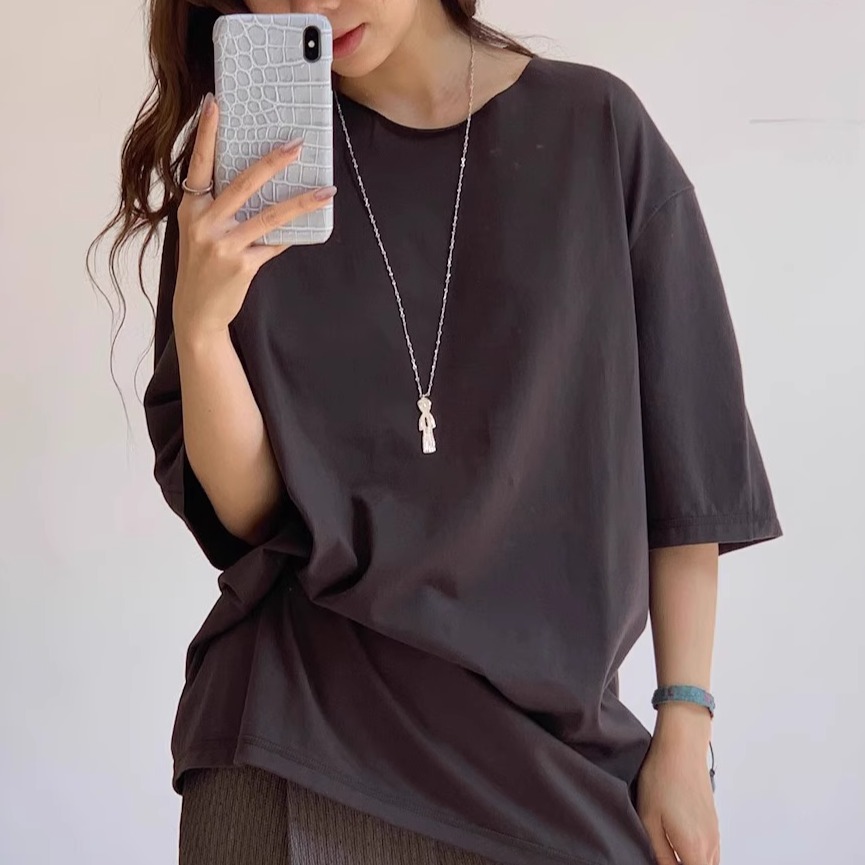 Cha 官方 | DEVOA 25春夏 基础款休闲短袖T恤多色选