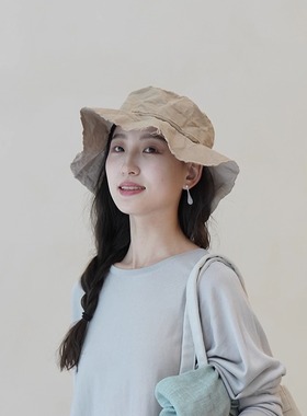 Cha官方 | Reinhard Plank 25秋冬VELA INES意大利手工纯棉平顶帽