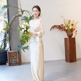 Cha 独家 | Cortana 婚纱礼服系列 SAKU Dress 真丝连衣裙