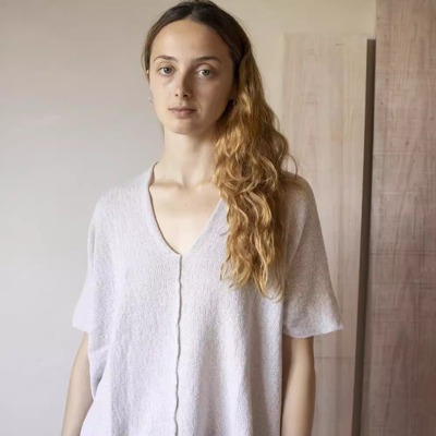 Cha 官方 | Daniel Andresen 25春夏 Ebla棉羊绒V领上衣