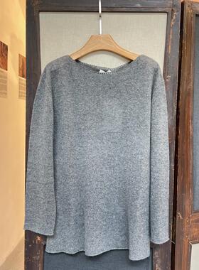 Cha 官方 | RUOHAN 25早春 灰色羊绒上衣