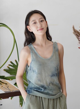 Cha 官方 | Softheart 25秋冬 不规则染色羊绒舒适绷缝背心