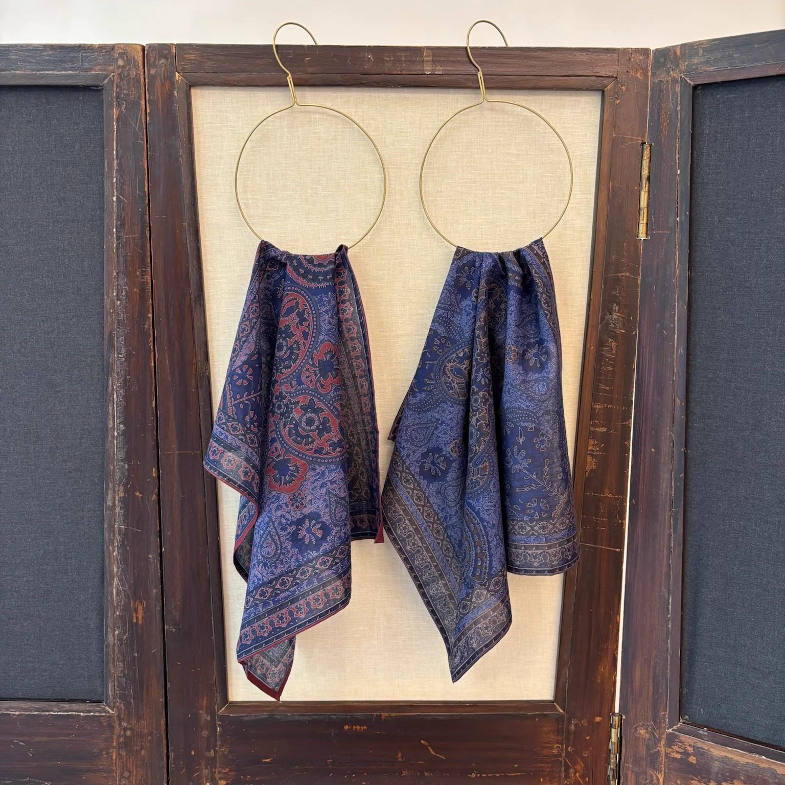 Cha 官方 | Antik Batik 25秋冬 TAMARI 棉质巴厘纱花纹小方巾