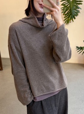 Cha 官方 | Elsa Esturgie 25秋冬 法国Oxyde 双层羊毛立领毛衣