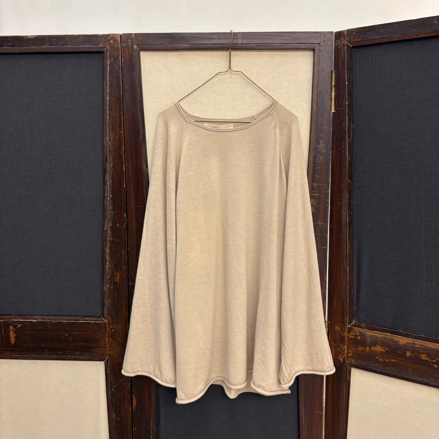 Cha官方 | Mutedance 25AW 羊绒插肩袖套头衫