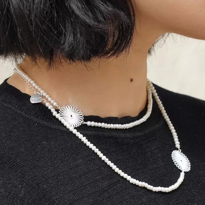 Cha 官方 | Soft Mountains软山 Under the Sun 项链时尚设计感女