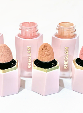 小猴子推荐！日本sheglam提亮肤色哑光液体腮红love cake自然柔和