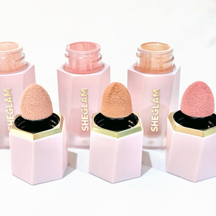 小猴子推荐 cake自然柔和 日本sheglam提亮肤色哑光液体腮红love