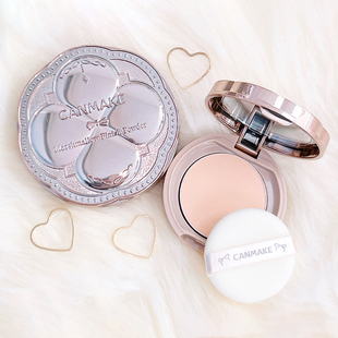 日本CANMAKE/井田棉花糖蜜粉饼持久控油定妆E大饼替换爱心皮革新