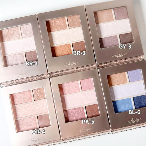 高丝visee025春季新品五色眼影