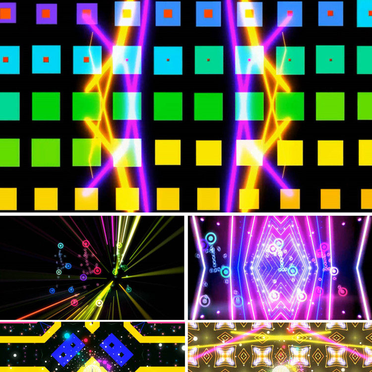 快乐崇拜表演背景视频 动感舞蹈背景 led大屏幕动感视频 年会舞蹈