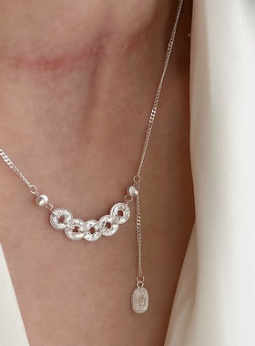 【两件包邮】高级感五帝流苏项链女重工时尚轻奢优雅锁骨链网红i