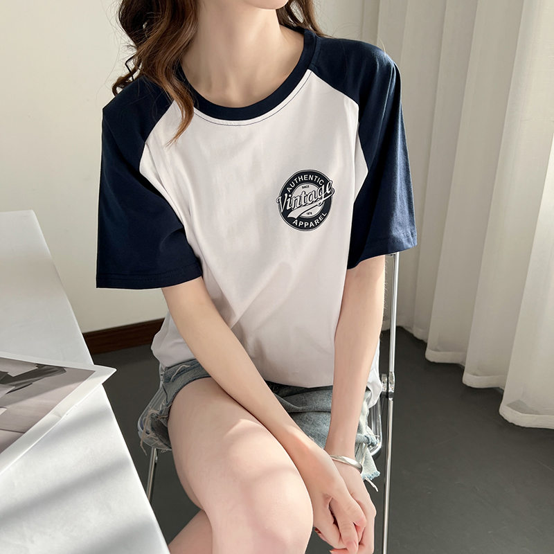 夏季纯棉哺乳衣外出T恤