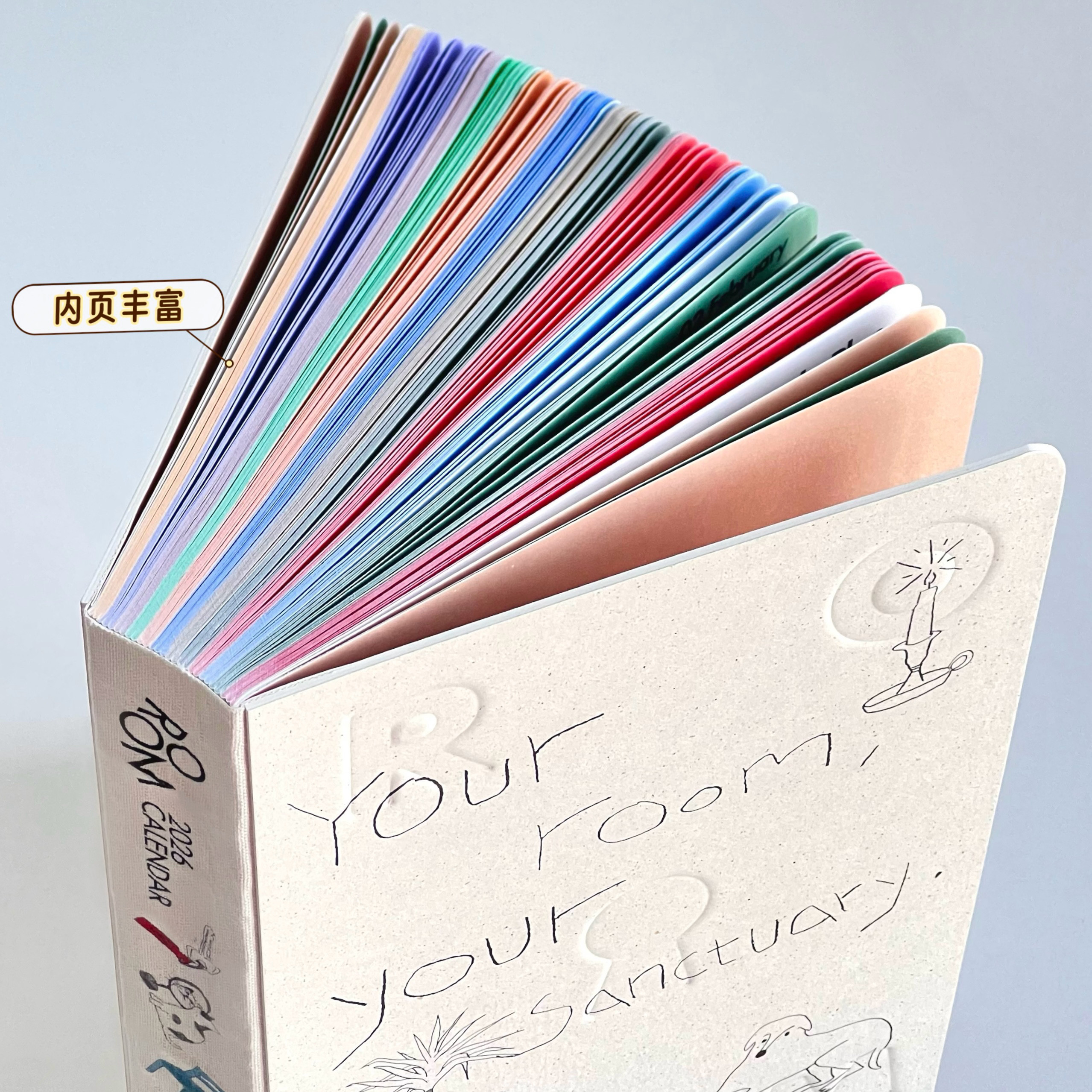 Your room房间2026计划日程本简约高颜值笔记本记事日记手账本子,模玩/动漫/周边/娃圈三坑/桌游,动漫挂件/文具,淘宝优惠券,粉丝福利购,淘宝优惠卷