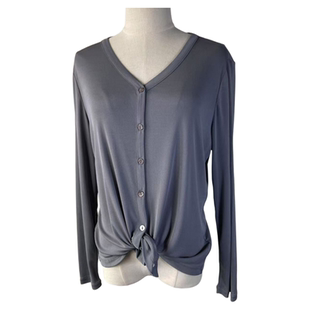 越简越品质100%桑蚕丝女长袖V领开衫重磅加捻真丝春夏秋薄款外套