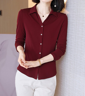 100%桑蚕丝单排扣长袖开衫重磅加捻真丝纯色衬衫春夏透气上衣大码