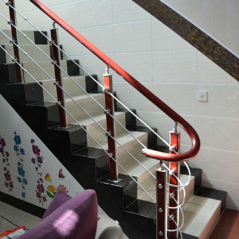 全套楼梯扶手护栏栏杆家用室内阁楼阳台走廊平台现代简约pvc围栏
