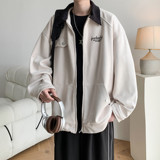 新款秋冬原创G港风内景大码绣花夹克外套棒球服男J856P78控128，男装夹克，电商A029