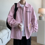 2025秋冬新款内景大码港风宽松绣花夹克外套男J839P80控118，男装夹克，电商A029