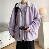 新款秋冬原创G港风内景大码绣花夹克外套棒球服男J856P78控128，男装夹克，电商A029