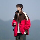 相机片大码宽松棉衣毛绒棉袄加绒加厚外套男MY192P118控168，男装棉衣，电商A029