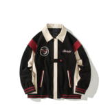 抖音直播新款拼接棒球服港风拼接大码夹克外套J801P98控128，男装夹克，电商A029