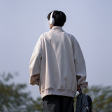 春季相机片新款港风大码纯色卫衣外套套头卫衣男V908P55控78，女装短外套，电商A029