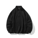 秋冬相机片新款港风大码纯色卫衣外套套头卫衣男V908P55控78，女装短外套，电商A029