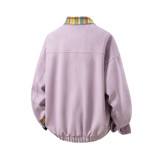 原创抖音白底立体图大码绣花撞色夹克外套棒球服男J871P80控128，男装夹克，电商A029