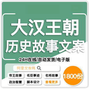 故事知识书单号文案素材中国名人古今人物传记朝代口播文案