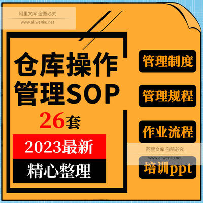 企业公司工厂仓库物料储存盘点清洁SOP 5S6S管理制度质量培训ppt