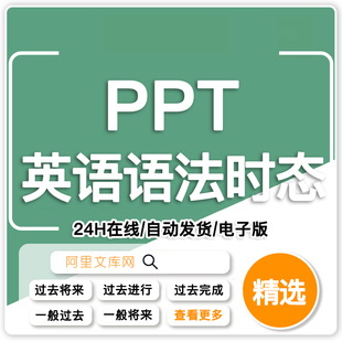 中小学生英语语法时态PPT课件一般现在时过去时将来时现在完成时
