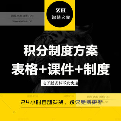 企业公司积分制度管理设计方案 奖惩标准实施方案与考核细则表