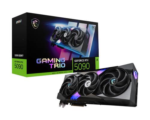微星魔龙MSI GeForce RTX 5090 32GB GDDR7 Gaming TRIO OC国际版