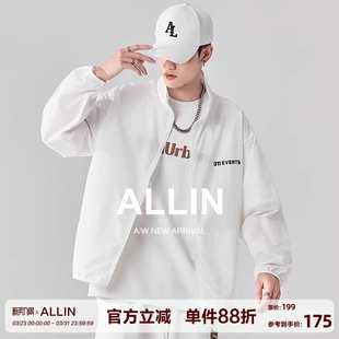 薄款 夏季 透气外套防紫外线冰丝钓鱼防晒服 潮牌防晒衣男女款 ALLIN