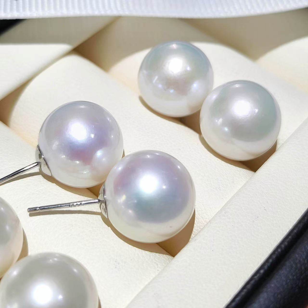 【仙仙专属】S925银12-14mm大龙珠白色珍珠耳钉R276+R277,珠宝/钻石/翡翠,耳饰,淘宝优惠券,粉丝福利购,淘宝优惠卷