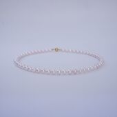 S925银8 仙仙专属 9mm海水akoya珍珠满串H14J0781