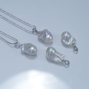 【潘文青补贴】925银13-15mm巴洛克万能扣吊坠（多样性发货1）