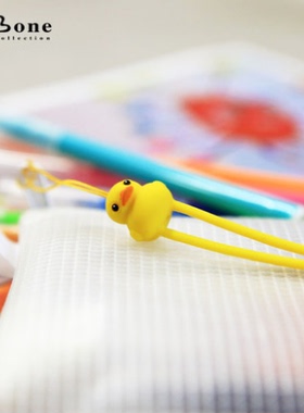 Bone 蹦克〡防刮弹力吊绳 可爱卡通 硅胶短挂绳 弹力吊绳