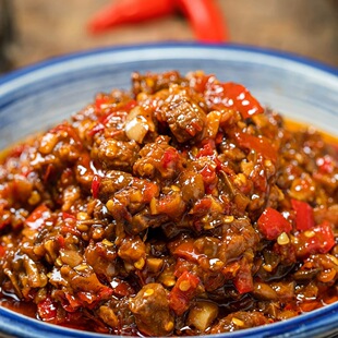 千岛湖农家酱淳安下饭拌面酱笋干酱牛肉酱