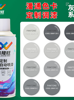 信隆旺定制潘通C卡灰色汽车手摇自喷漆金属防锈家具木器漆油漆罐